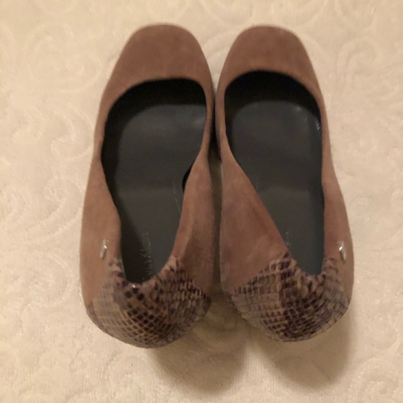 Calvin Klein Suede and Snakeskin Thick Heels - Picture 3 of 4